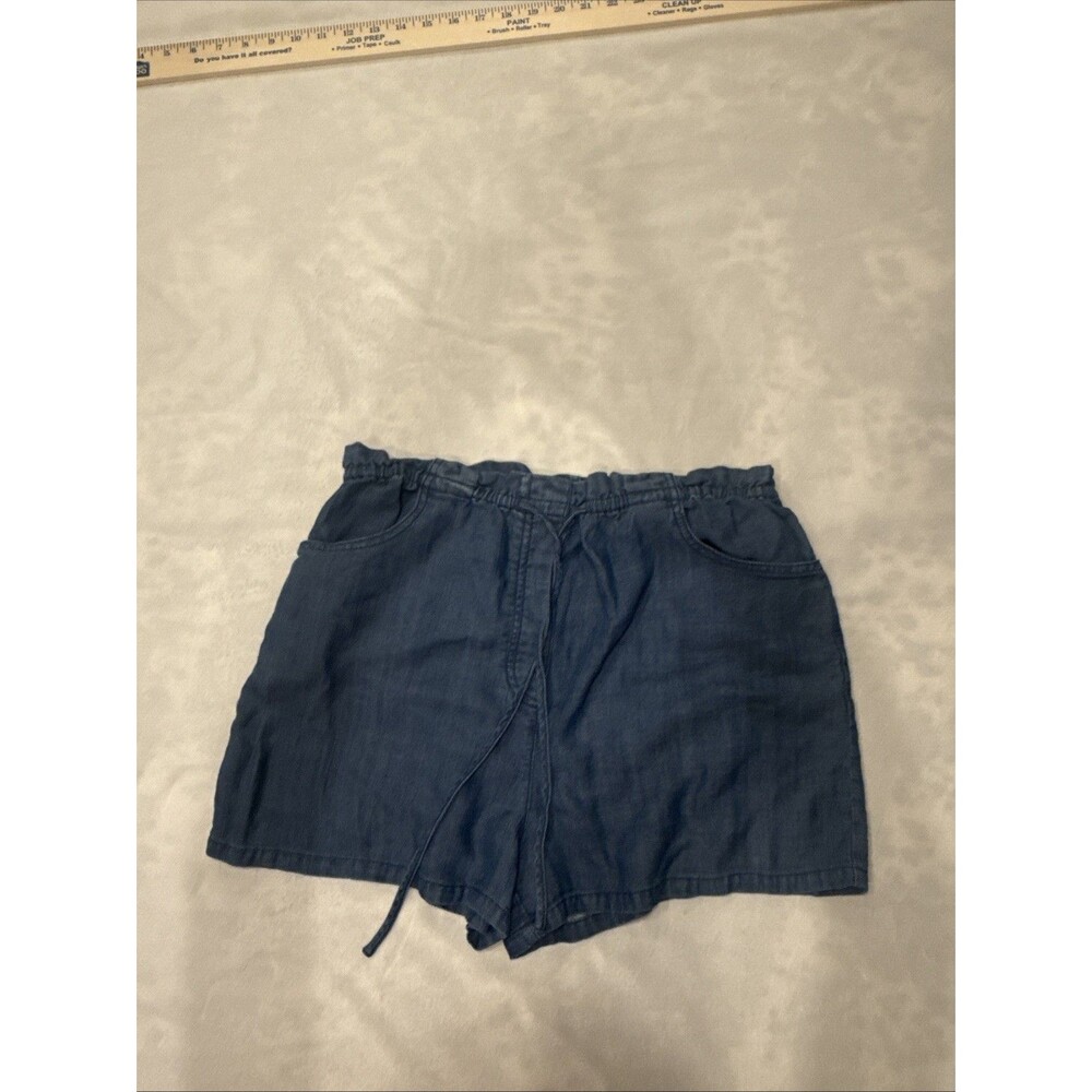 Naked Zebra Jean Shorts Medium Elastic Waist Band Soft Comfortable Breathable